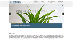 Desktop Screenshot of kinhealthwellness.com