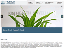 Tablet Screenshot of kinhealthwellness.com